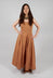 Eliodoro Dress in Camello