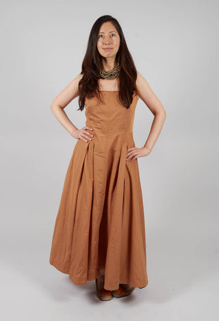 Eliodoro Dress in Camello