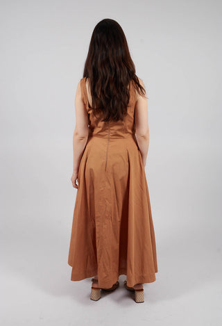 Eliodoro Dress in Camello