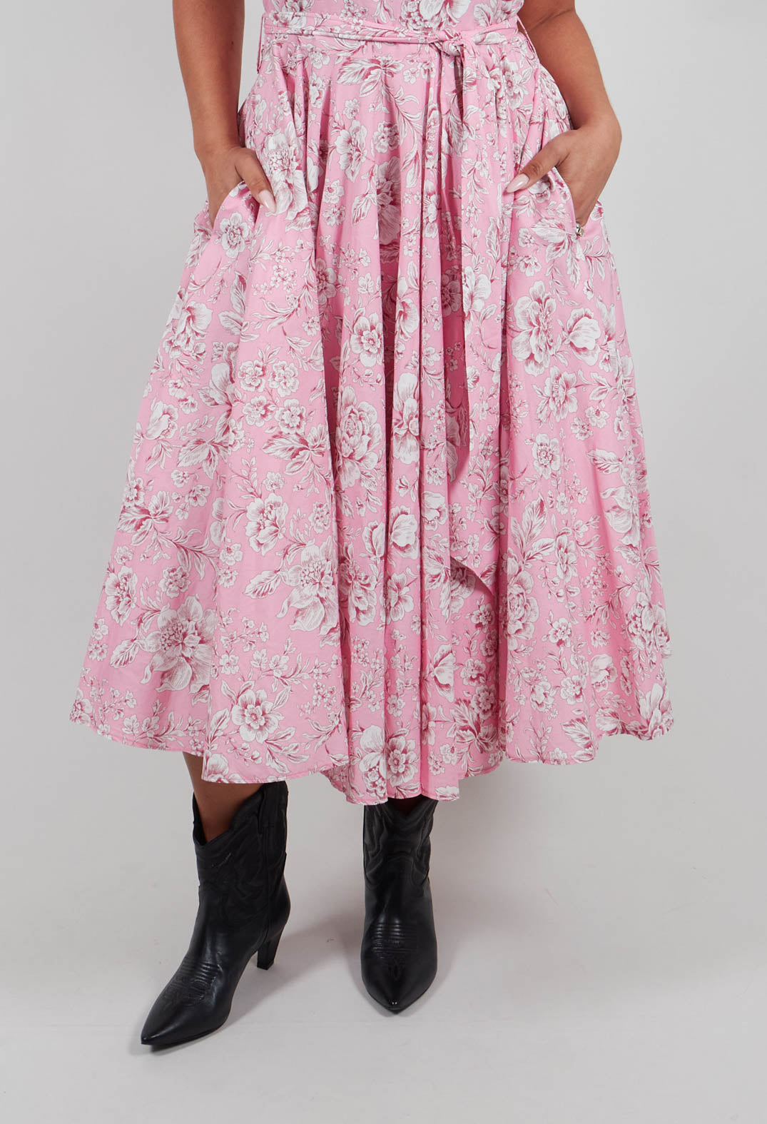 Ginger Dress in Rosa-Panna