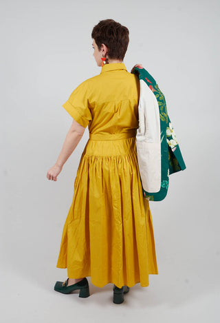 Utility Dress in Mustard