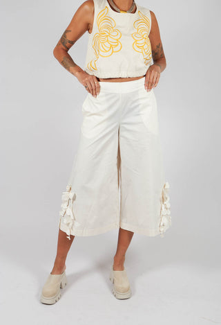 Pantalone Trousers in Cream