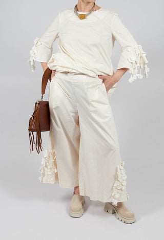Pantalone Trousers in Cream
