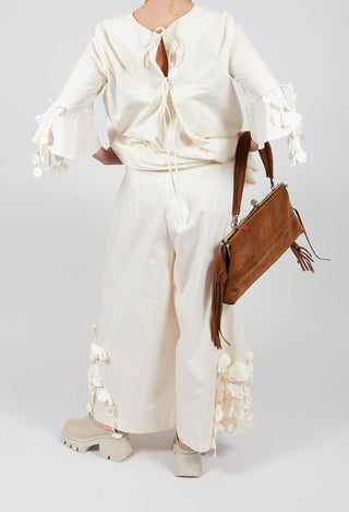 Pantalone Trousers in Cream