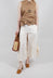 Pantalone Trousers in Cream