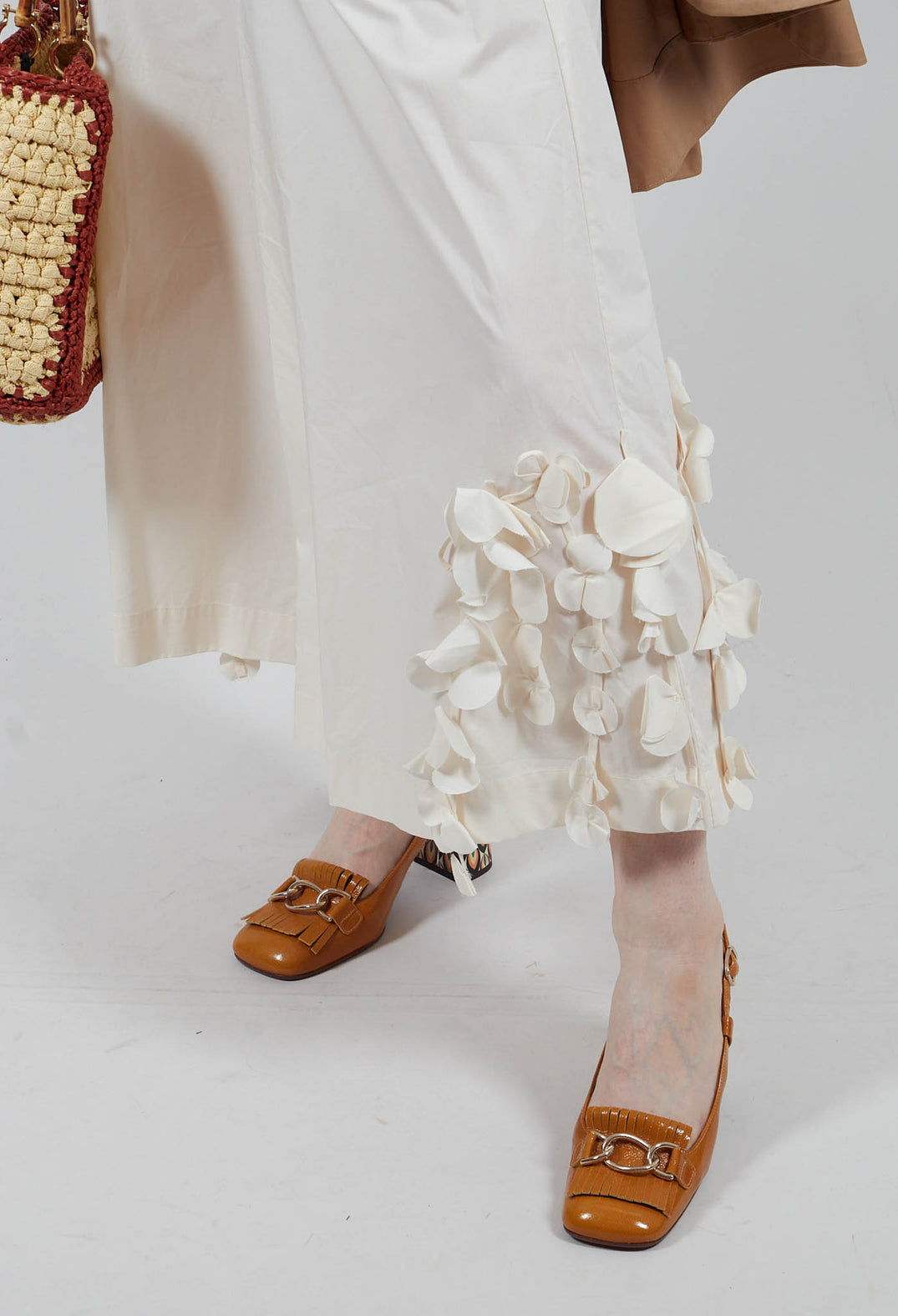 Pantalone Trousers in Cream