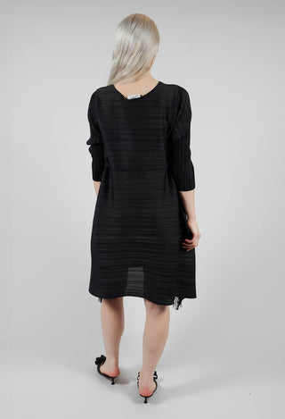 Fringe Dress in Black