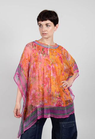 Romance Blouse in Orange