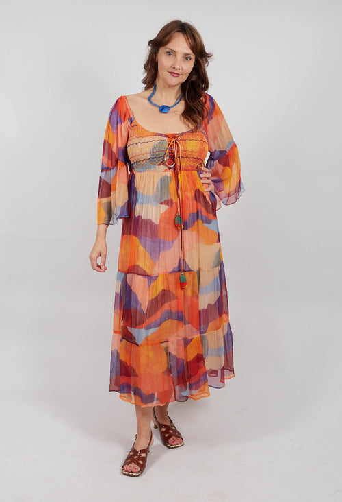 Touloulou Dress in Orange