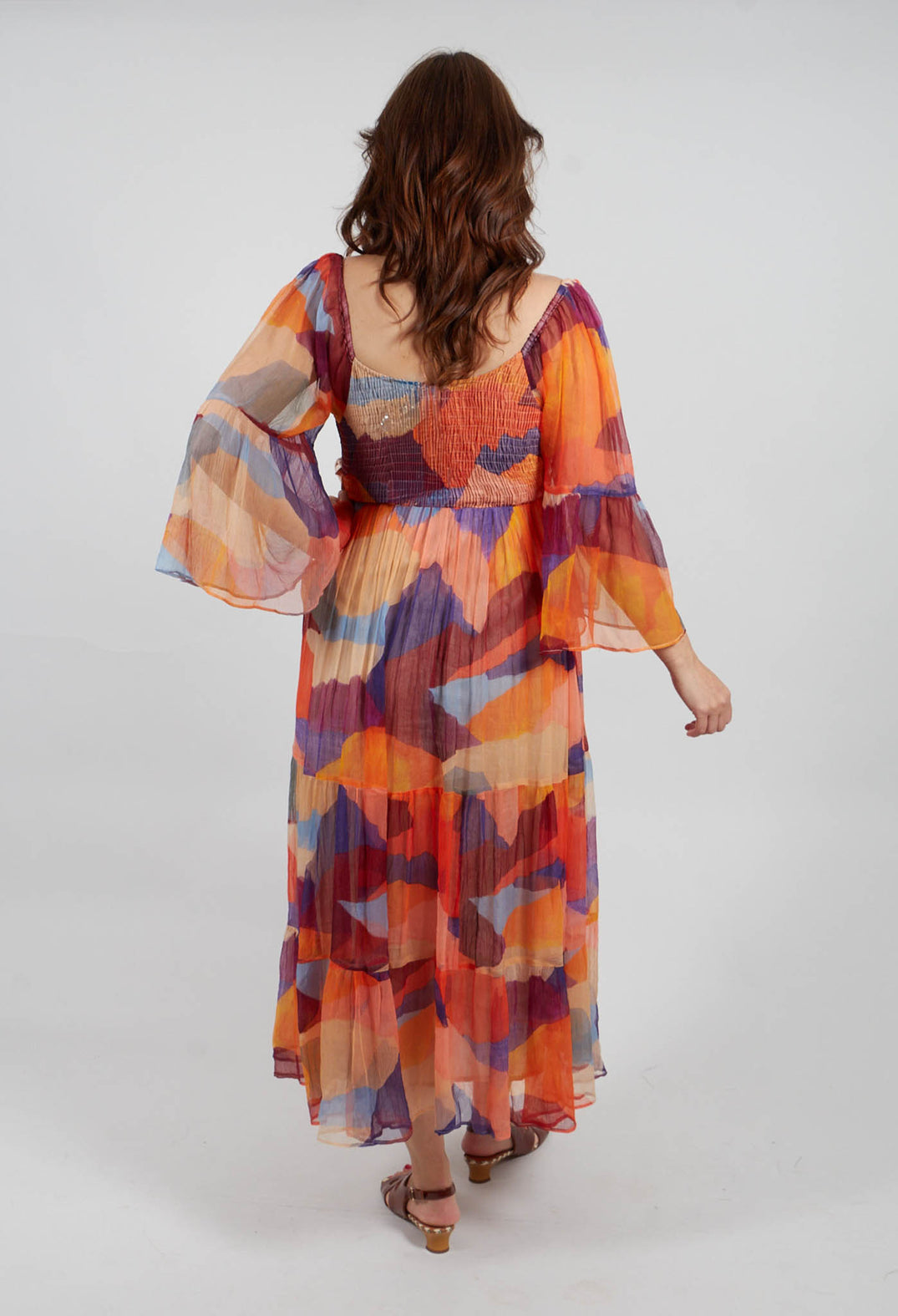 Touloulou Dress in Orange