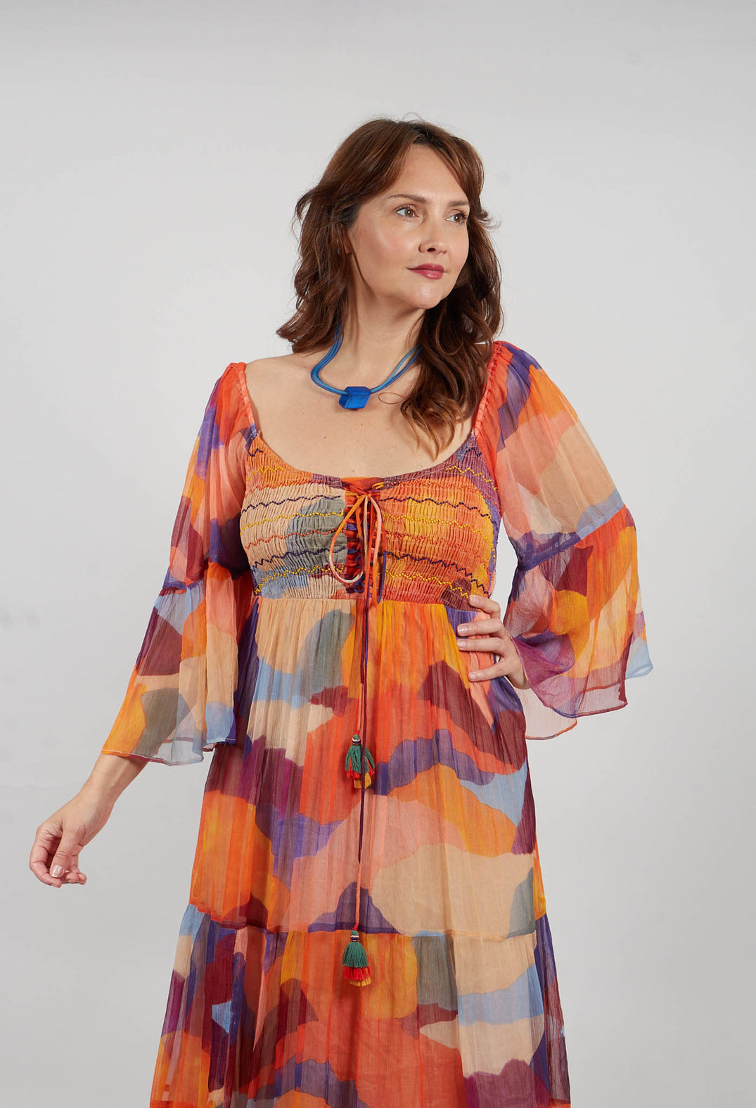 Touloulou Dress in Orange