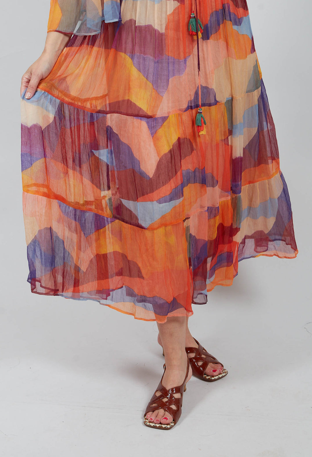 Touloulou Dress in Orange