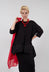 Loose Jersey Top in Black
