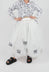 Patch Print Tulle Skirt in White