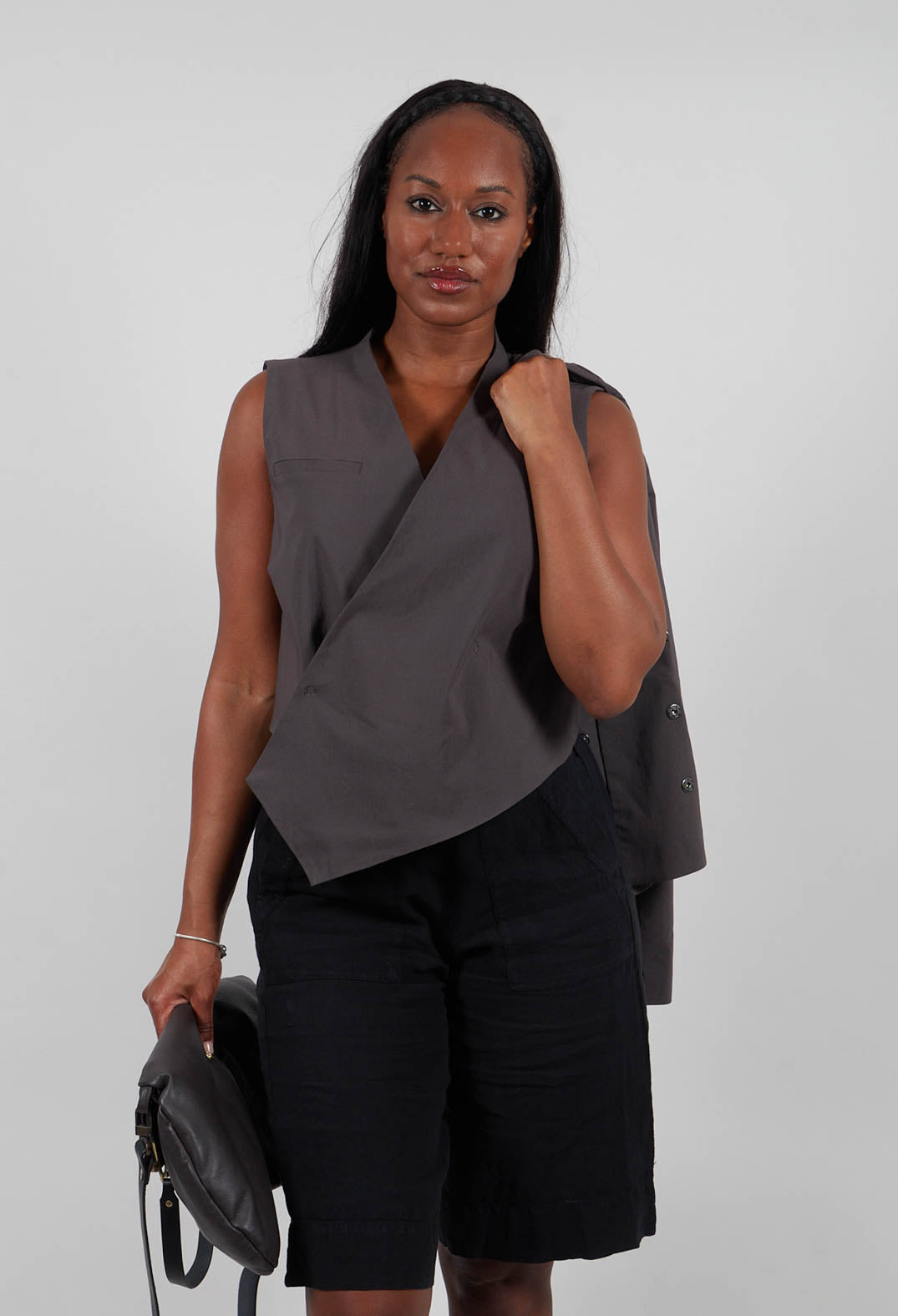 Pulp Fiction Waistcoat in Carbone