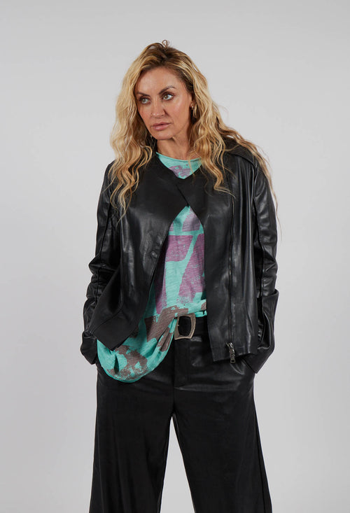 Sinister Pelle Jacket in Black