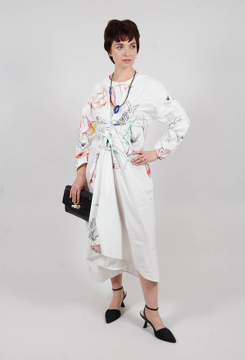 Sia Dress in White