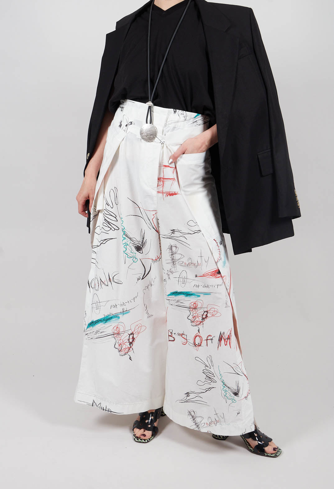 Sia Trousers in White