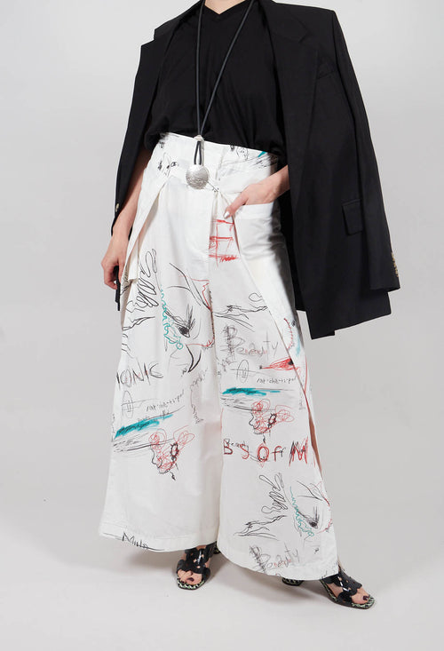 Sia Trousers in White