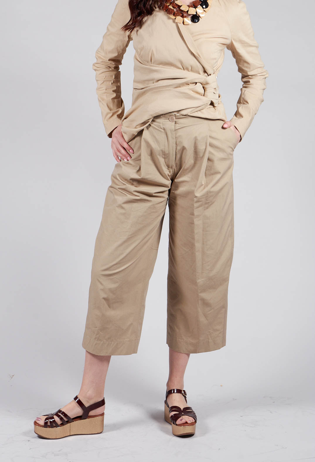 Palla Trousers in Beige