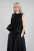 Half Collar Blouse in Black