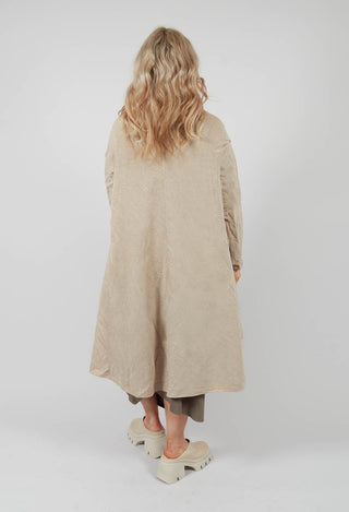 Longline Cardigan in Beige