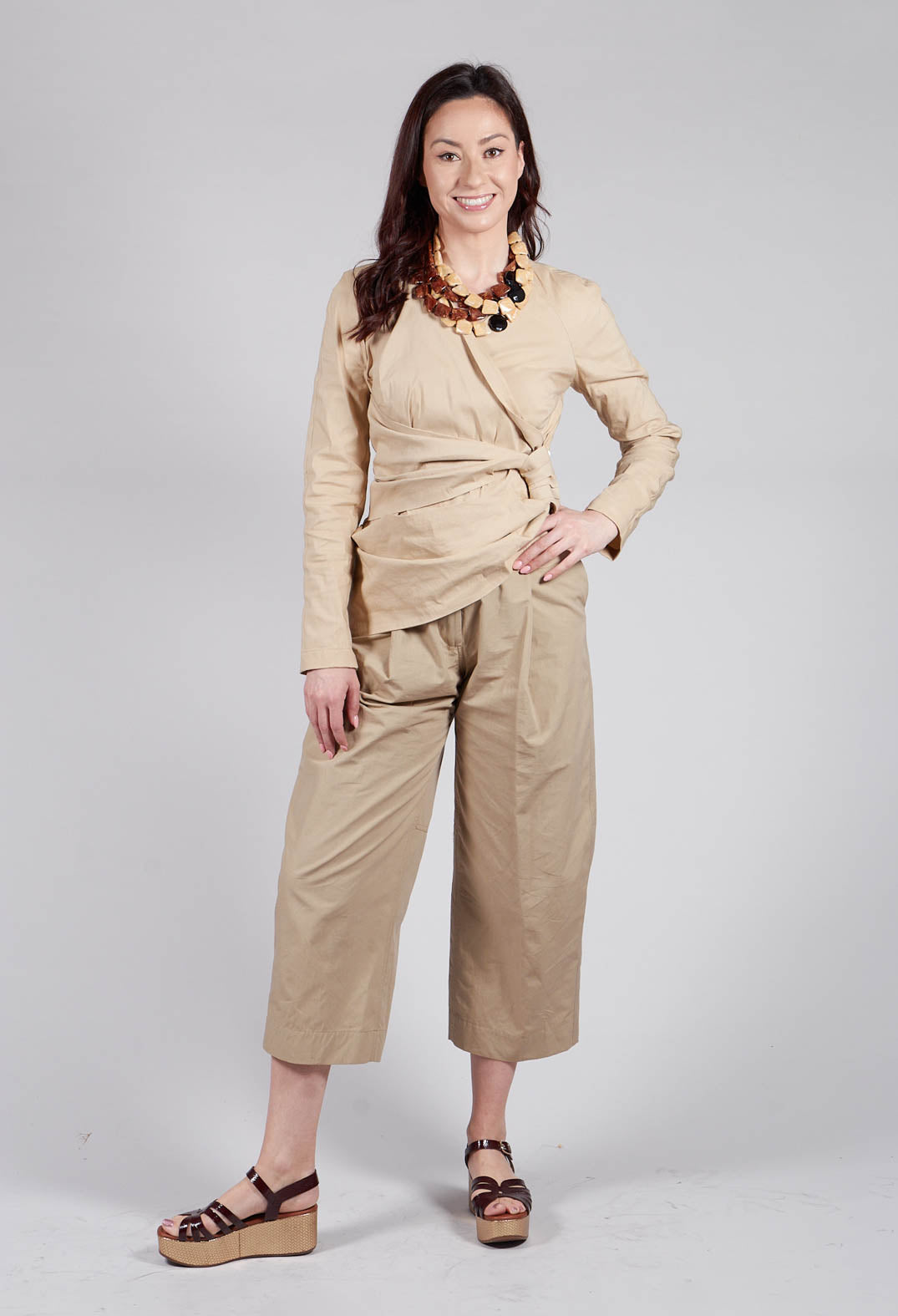 Palla Trousers in Beige