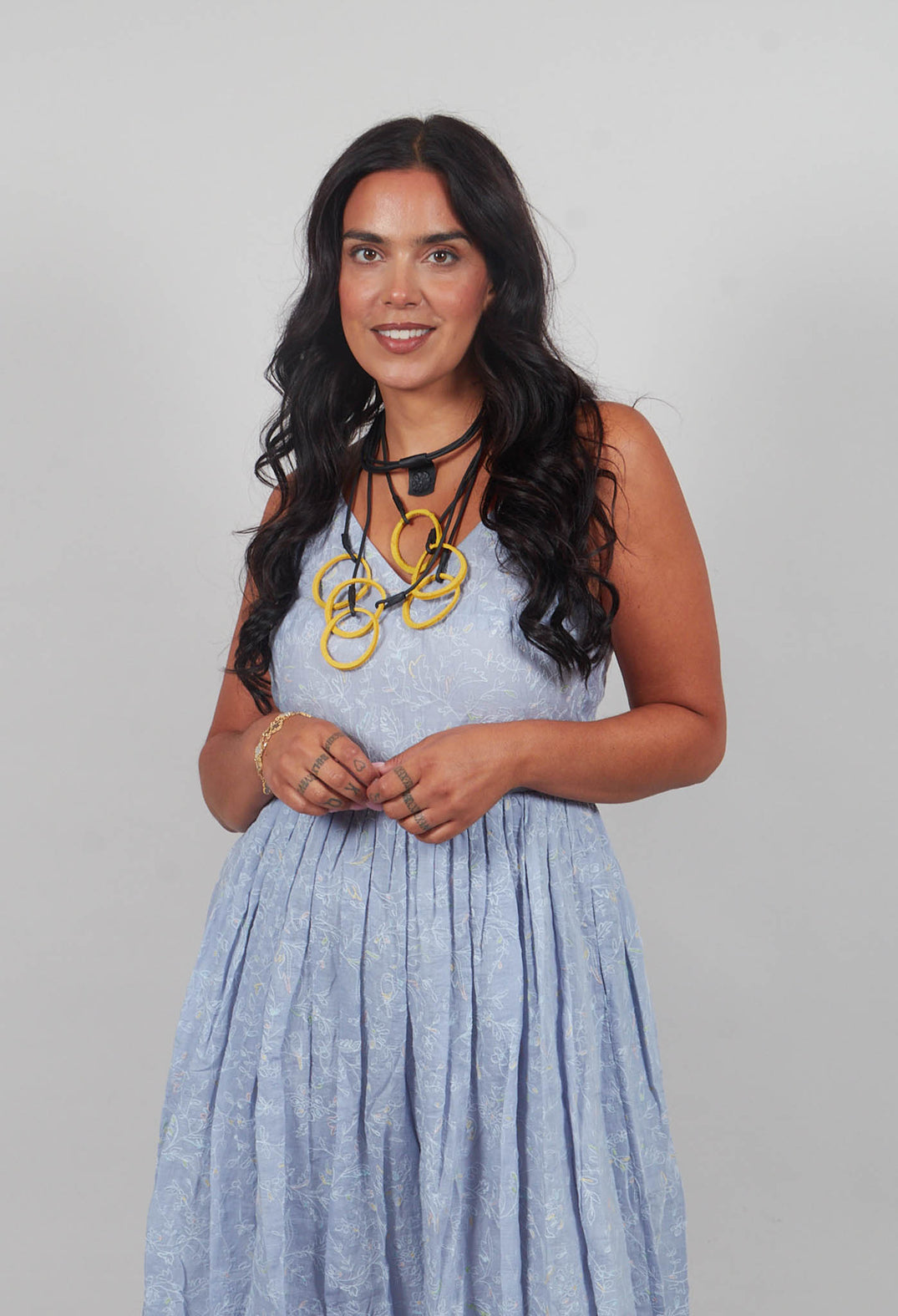 Caprice Dress in Powder Blue