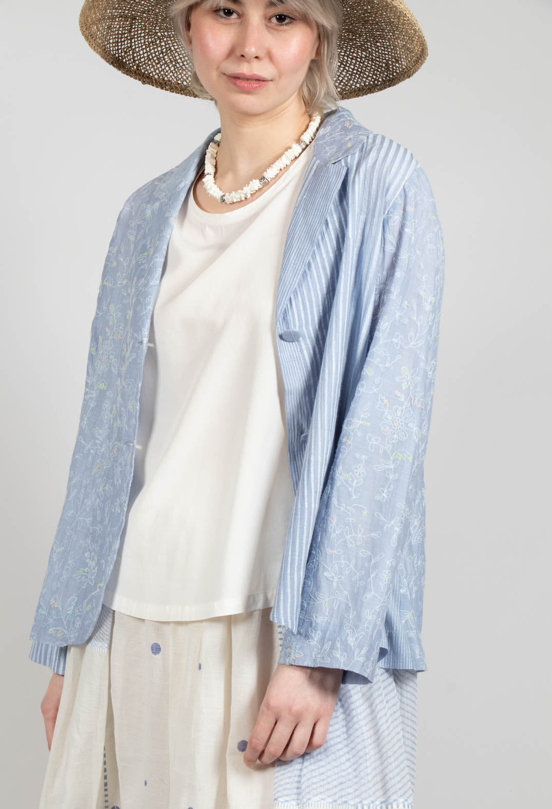 Harper Jacket in Powder Blue