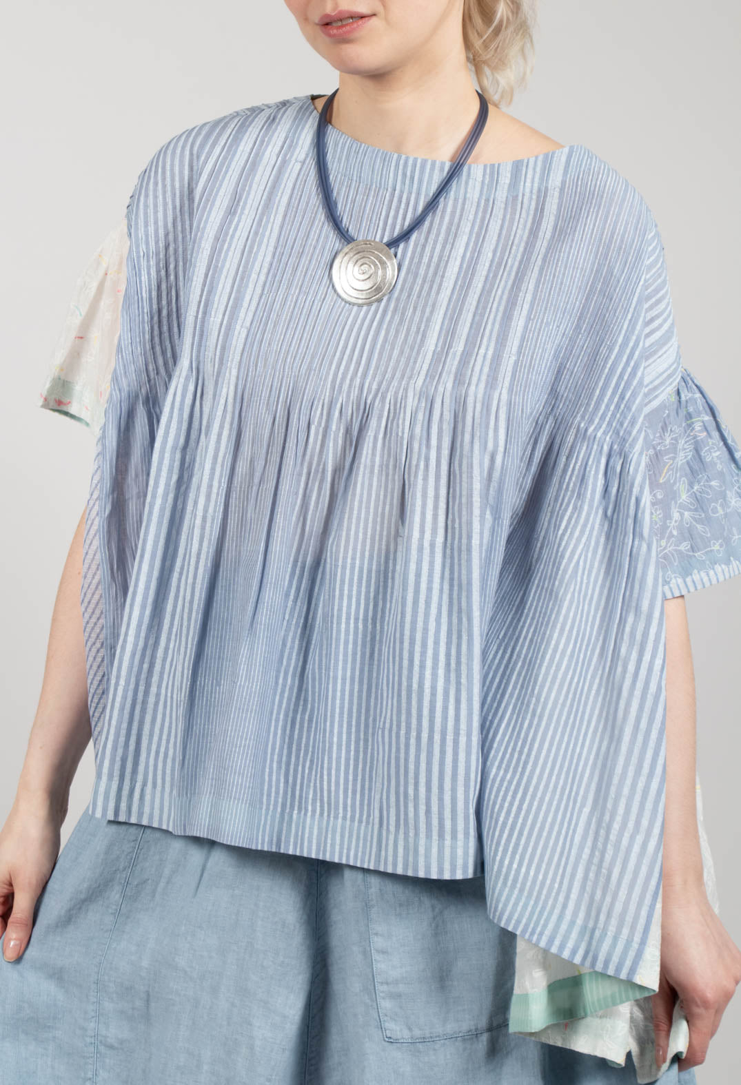 Cai Blouse in Powder Blue