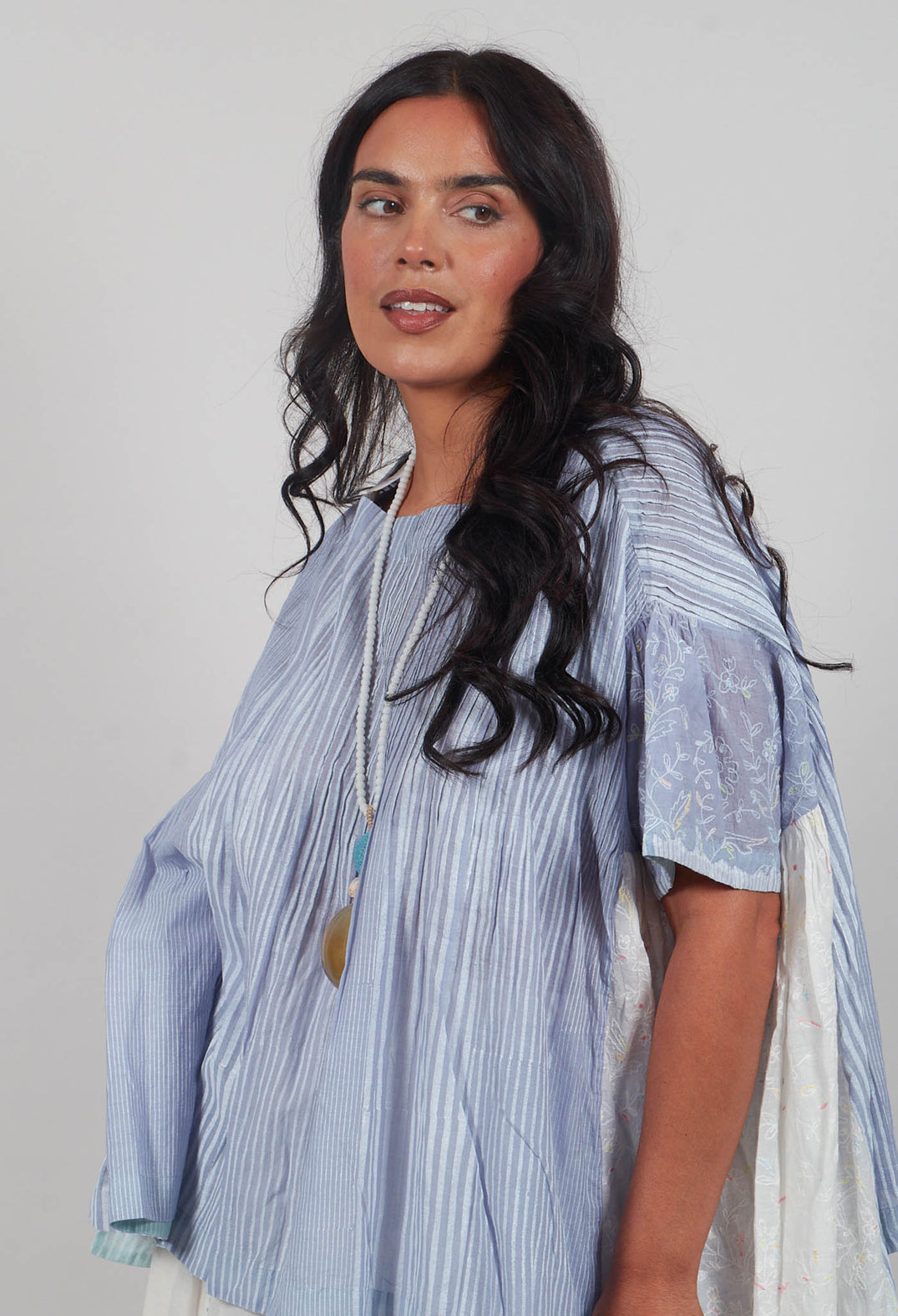Cai Blouse in Powder Blue