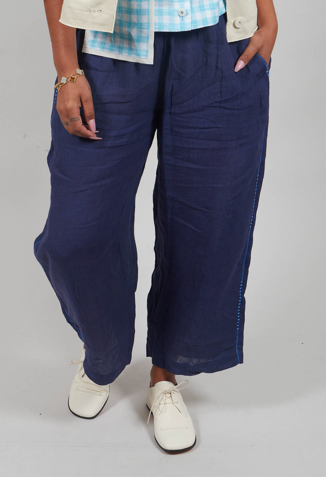 Gorse Trousers in Navy