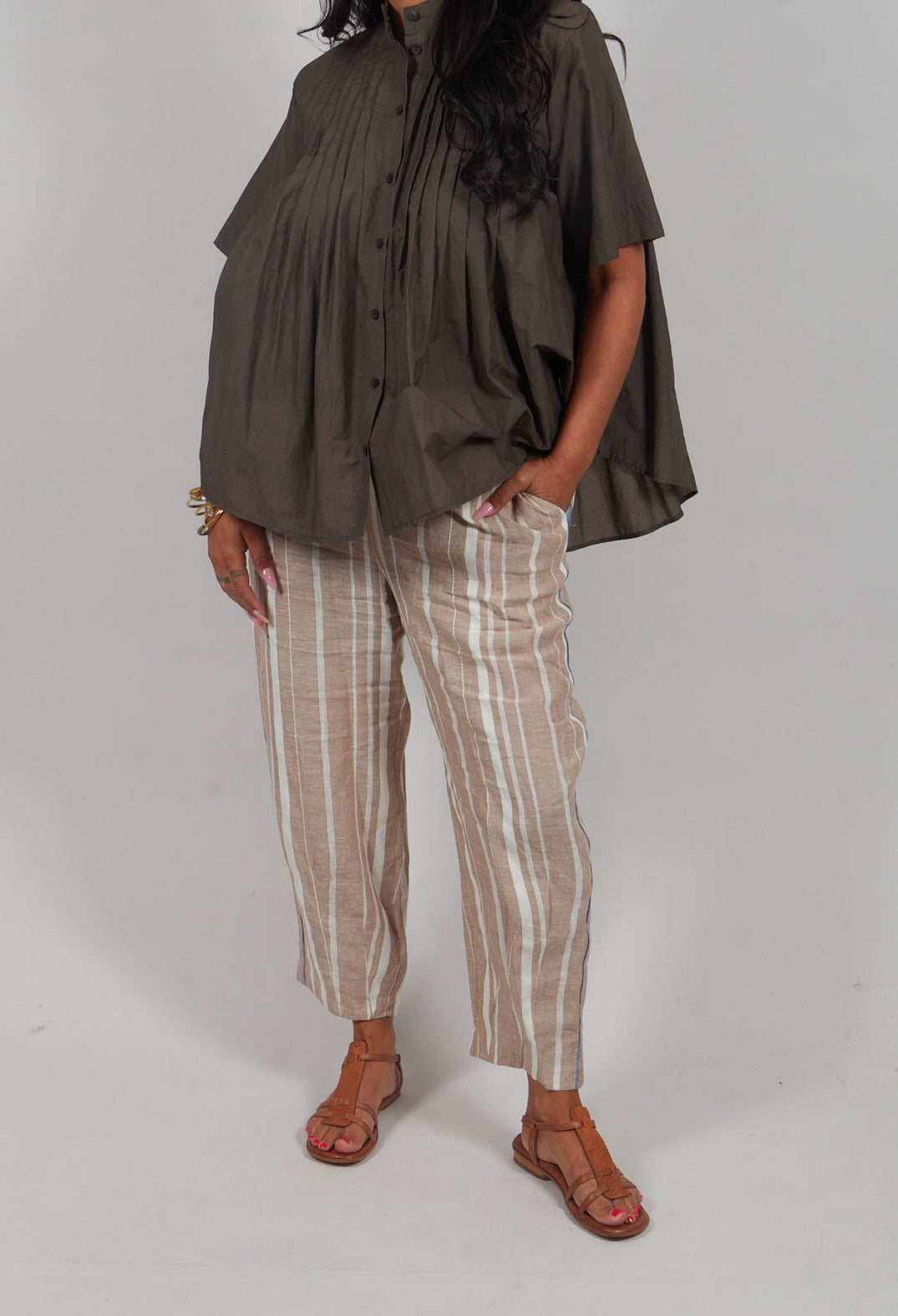 Tyra Trousers in Mocha