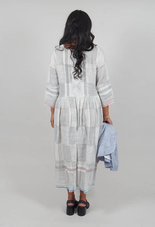 Gail Dress in Blue Multicolour