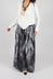Emma Reversible Pants in Crocodise Black