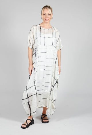 Consuelo Dress in Black and White