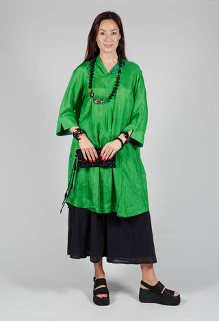 Dunia Dress in Dark Green