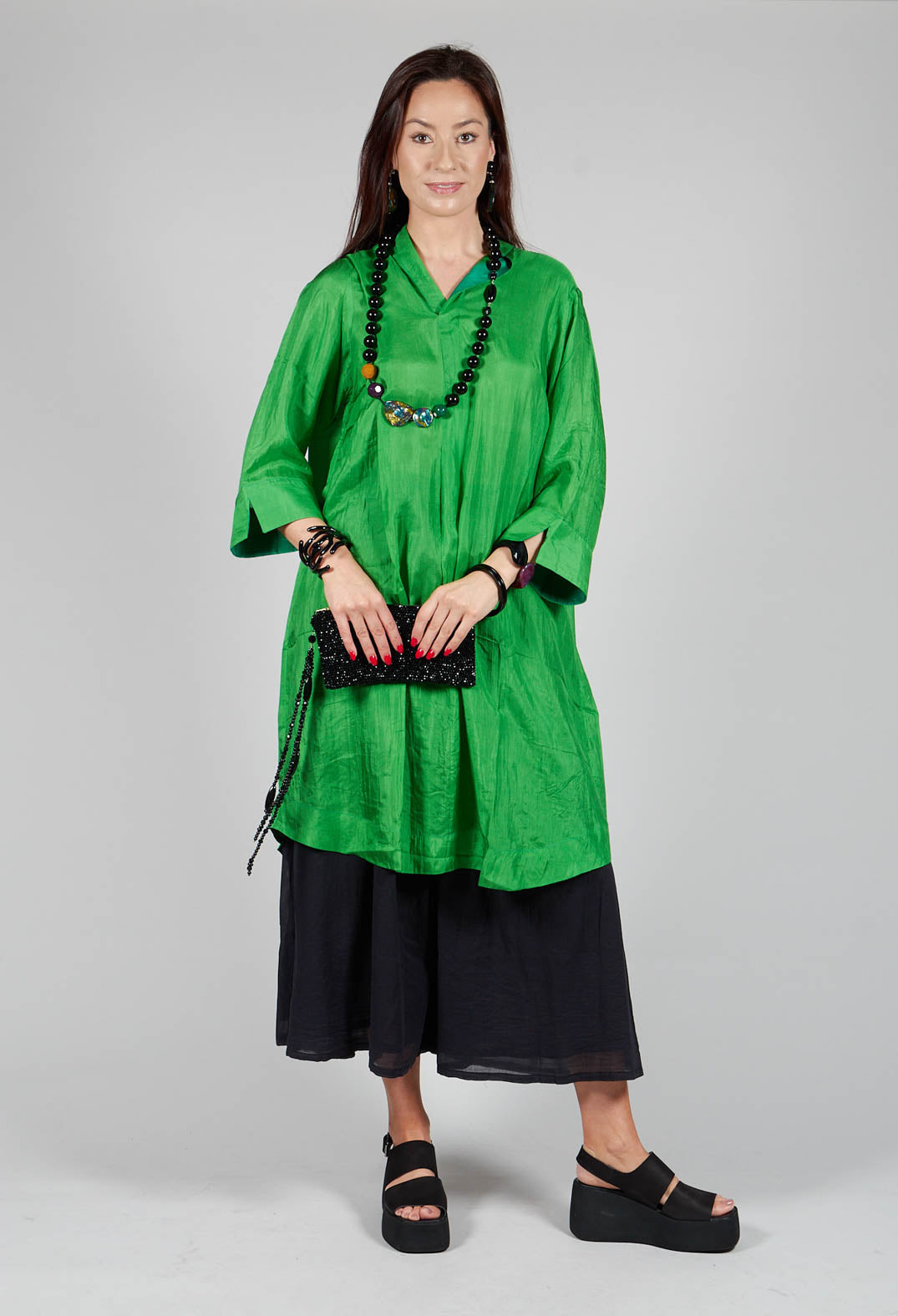 Tanto Trousers in Off Black