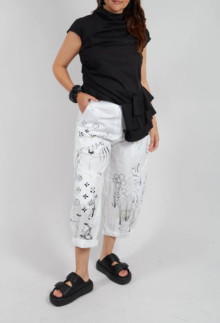 Signature Design Trousers in White