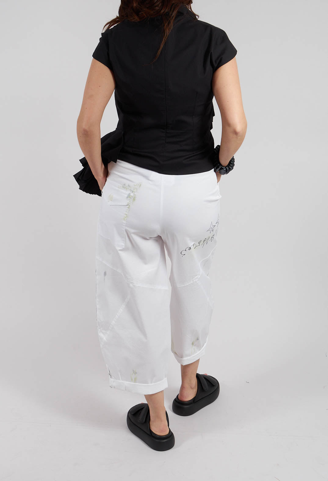 Signature Design Trousers in White
