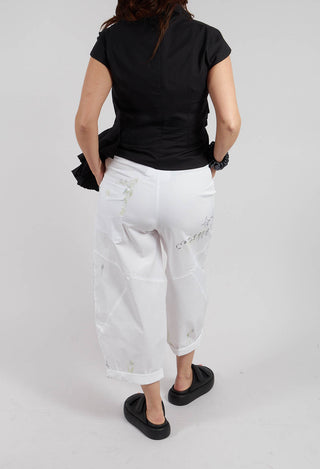 Signature Design Trousers in White