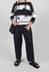 Denim Style Trousers in Black