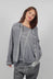 Contrast Hem Shirt in Coal Cloud