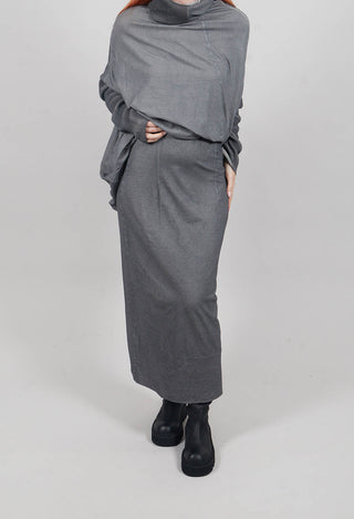 Maxi-Length Bodycon Skirt in Pencil Cloud