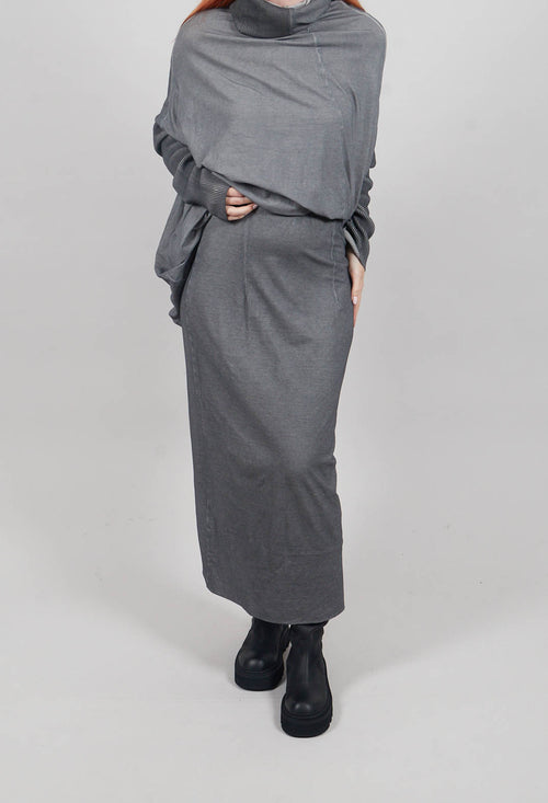 Maxi-Length Bodycon Skirt in Pencil Cloud