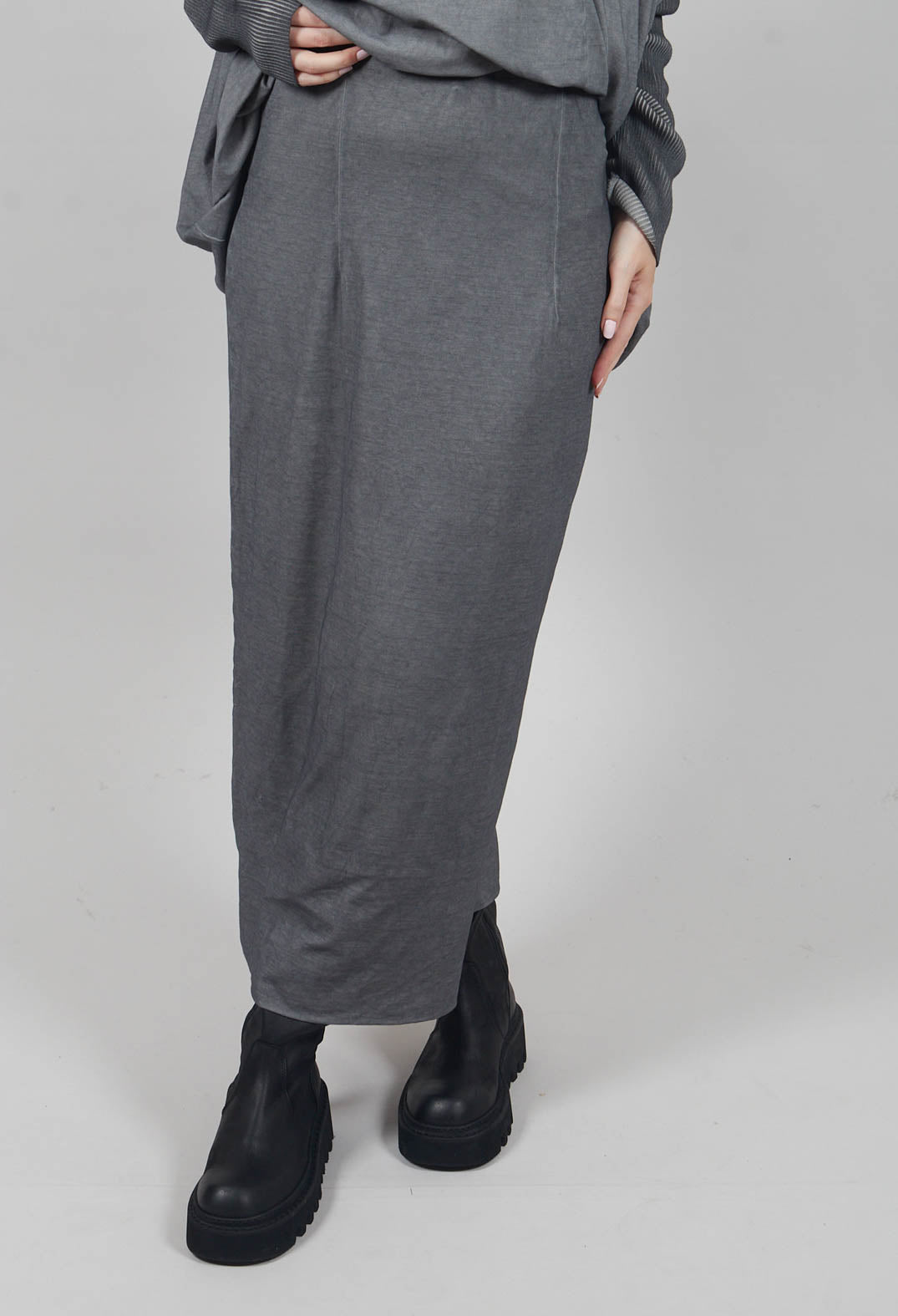 Maxi-Length Bodycon Skirt in Pencil Cloud