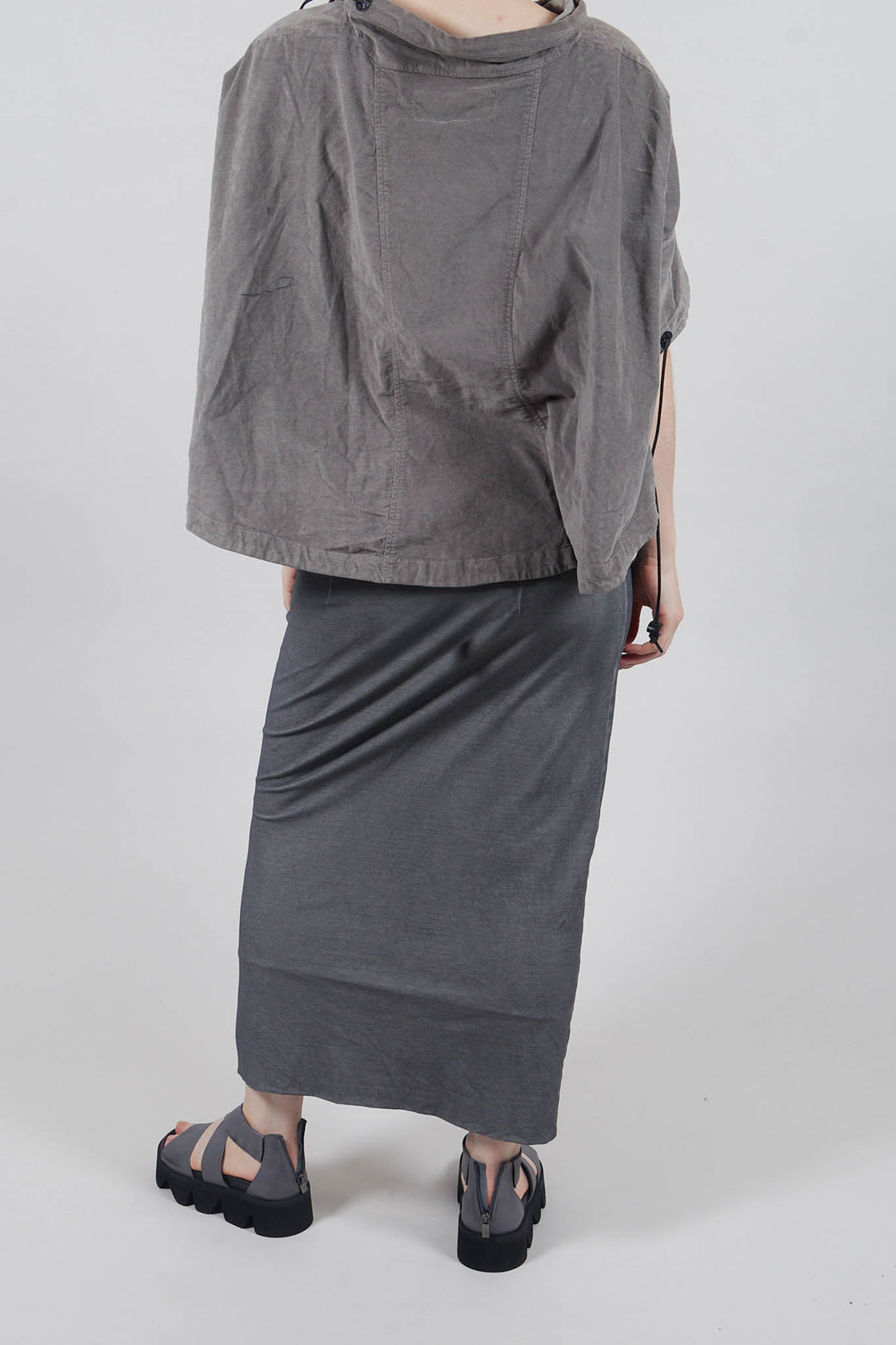 Maxi-Length Bodycon Skirt in Pencil Cloud