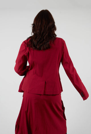 Slim Double Button Jacket in Sunset