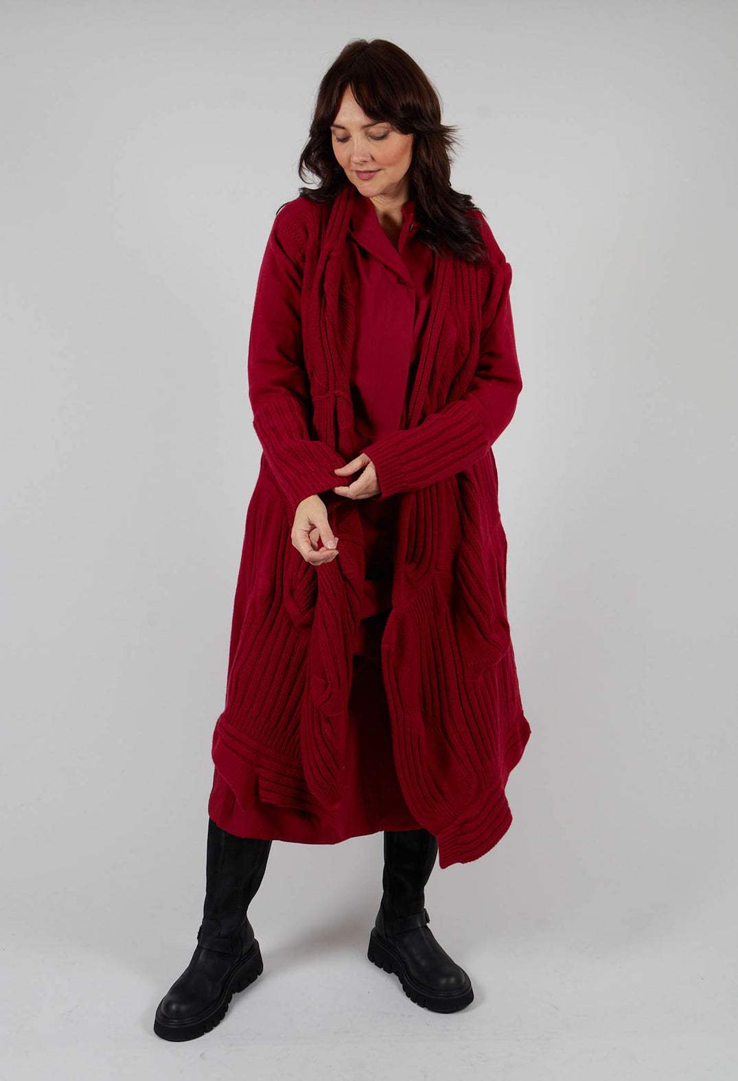 Slim Double Button Jacket in Sunset