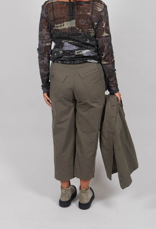 Straight Leg Utility Trousers in Camp